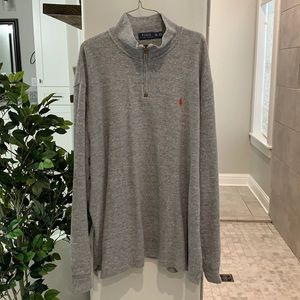 Ralph Lauren grey quarter zip pullover